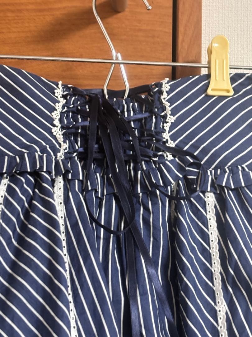 Pure Memory スカート ネイビー 1/15まで