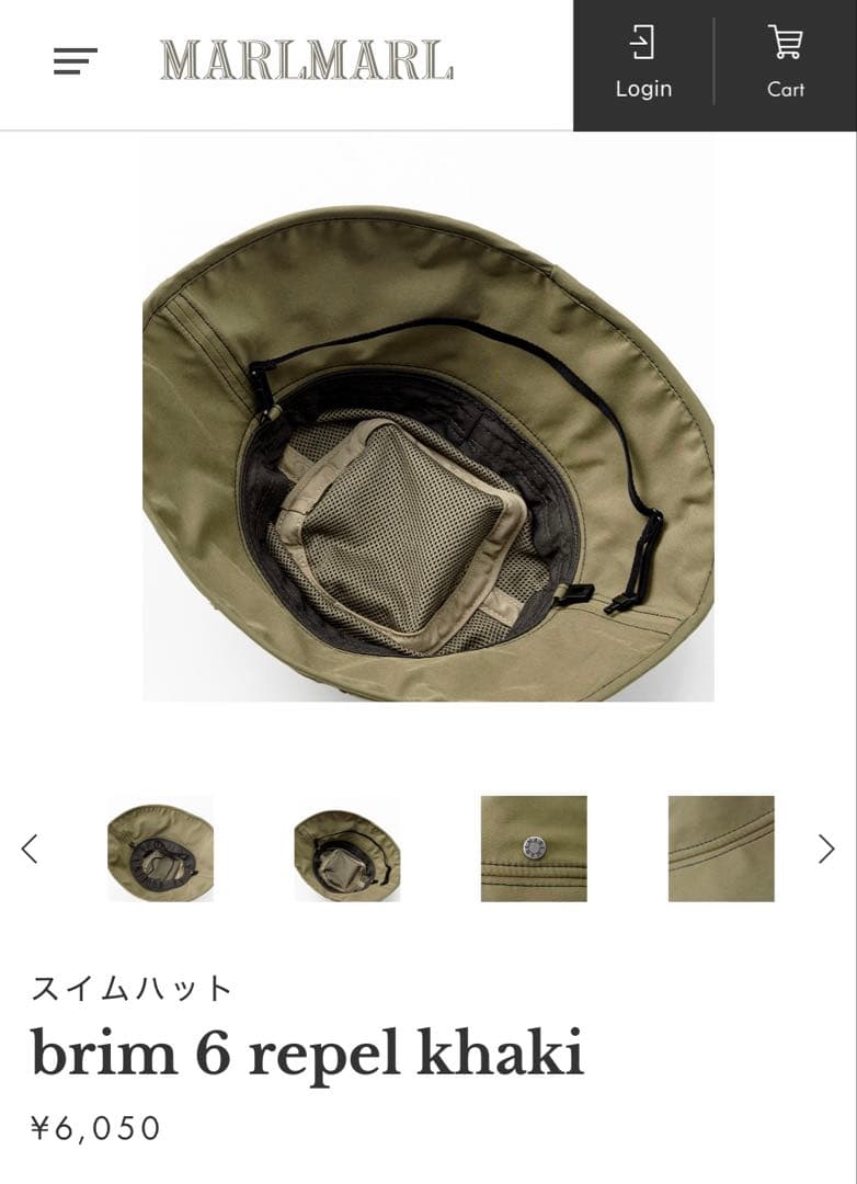 marlmarl 新品プレイウエア ハット 2点セット