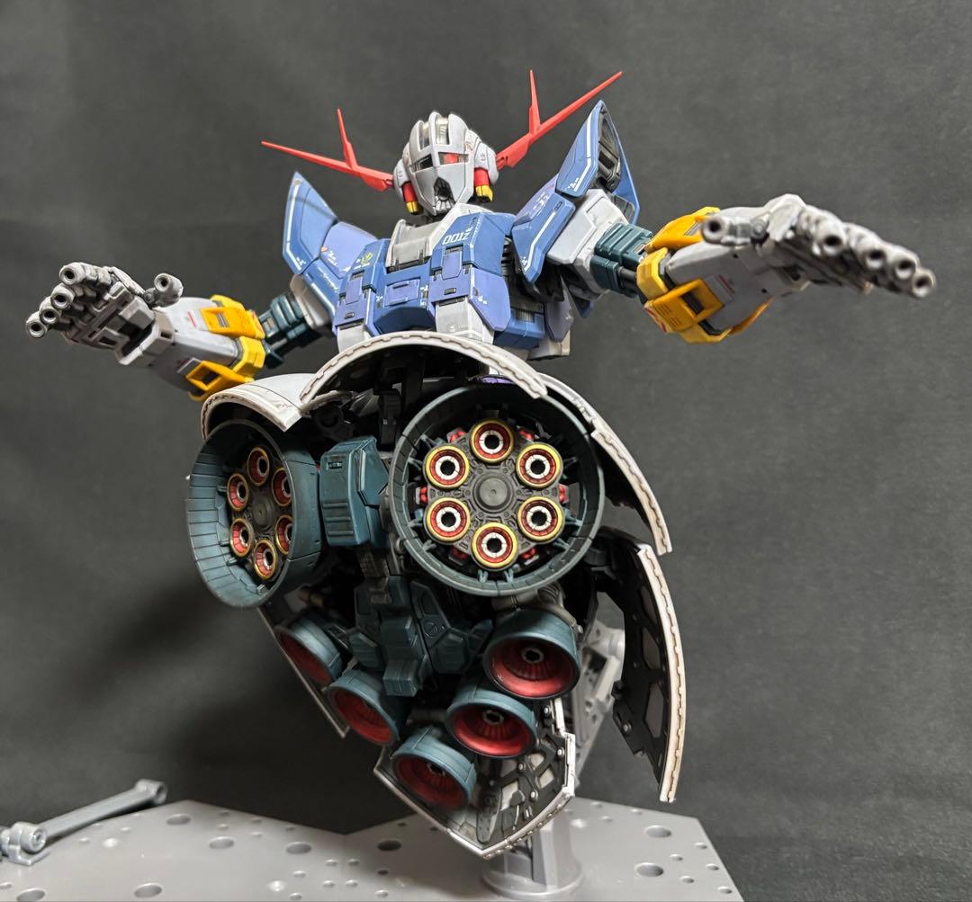 RGジオング完成品 （部分塗装・ウェザリング仕上げ）