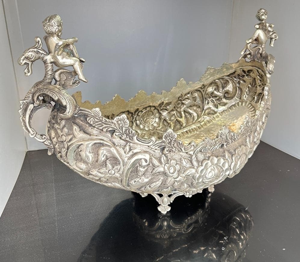 【豪華！！】グリフィンとチェラブのセンターピース　バイキングボート型 大型