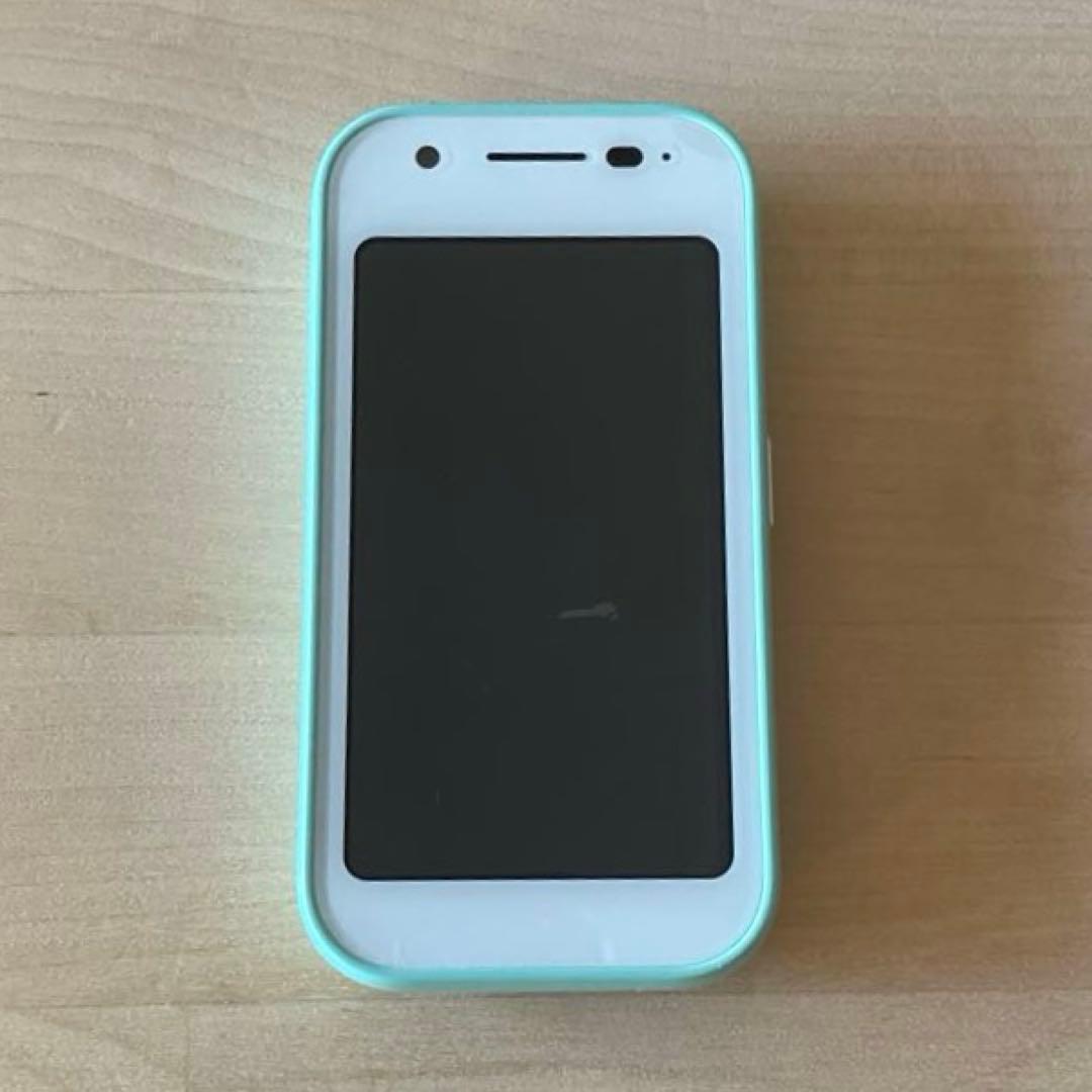 au mamorino6 マモリーノ6 ミント本体 キッズ携帯 充電器付き！