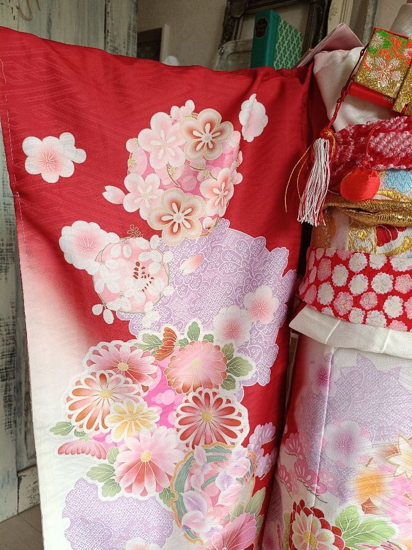 専用です☆新品☆式部浪漫着物と作り帯☆七五三フルセット