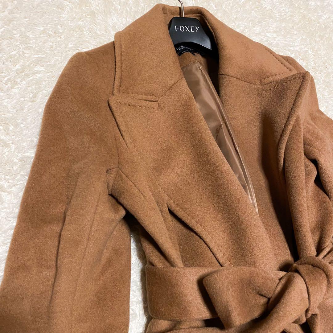 ローレンラルフローレン　カシミヤ　ウール　ガウンコート　チェスターコート　ベルト