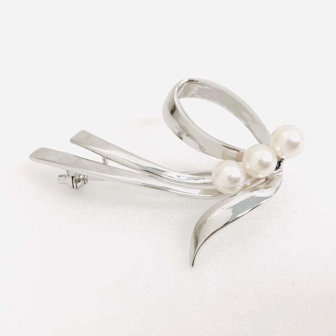 M12/041 MIKIMOTO ミキモト ブローチ シルバー