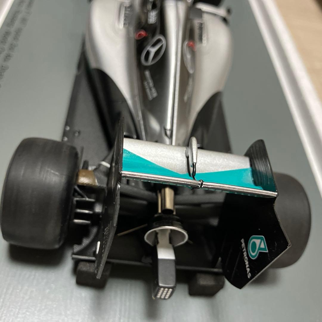 ミニカー Mercedes F1 W07 Hybrid 2016AbuDhabi 1/18