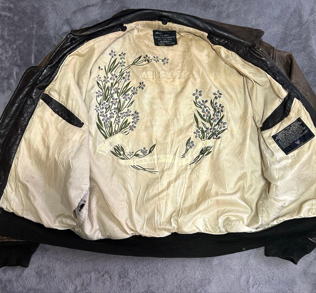 AVIREX アヴィレックス G-1 G1 フライトジャケット レザージャケット