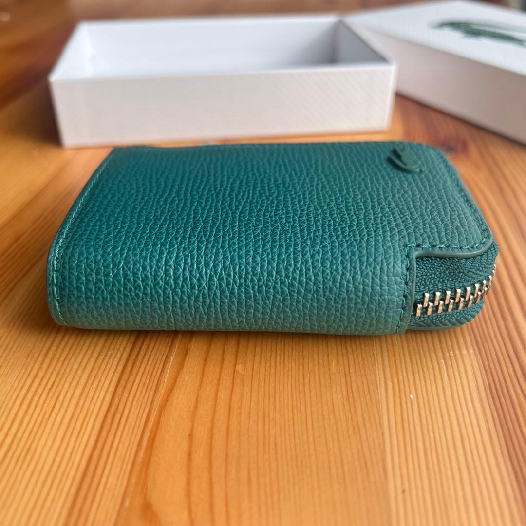 美品 LACOSTE デイリークロコ Lファスナースマートキーケース