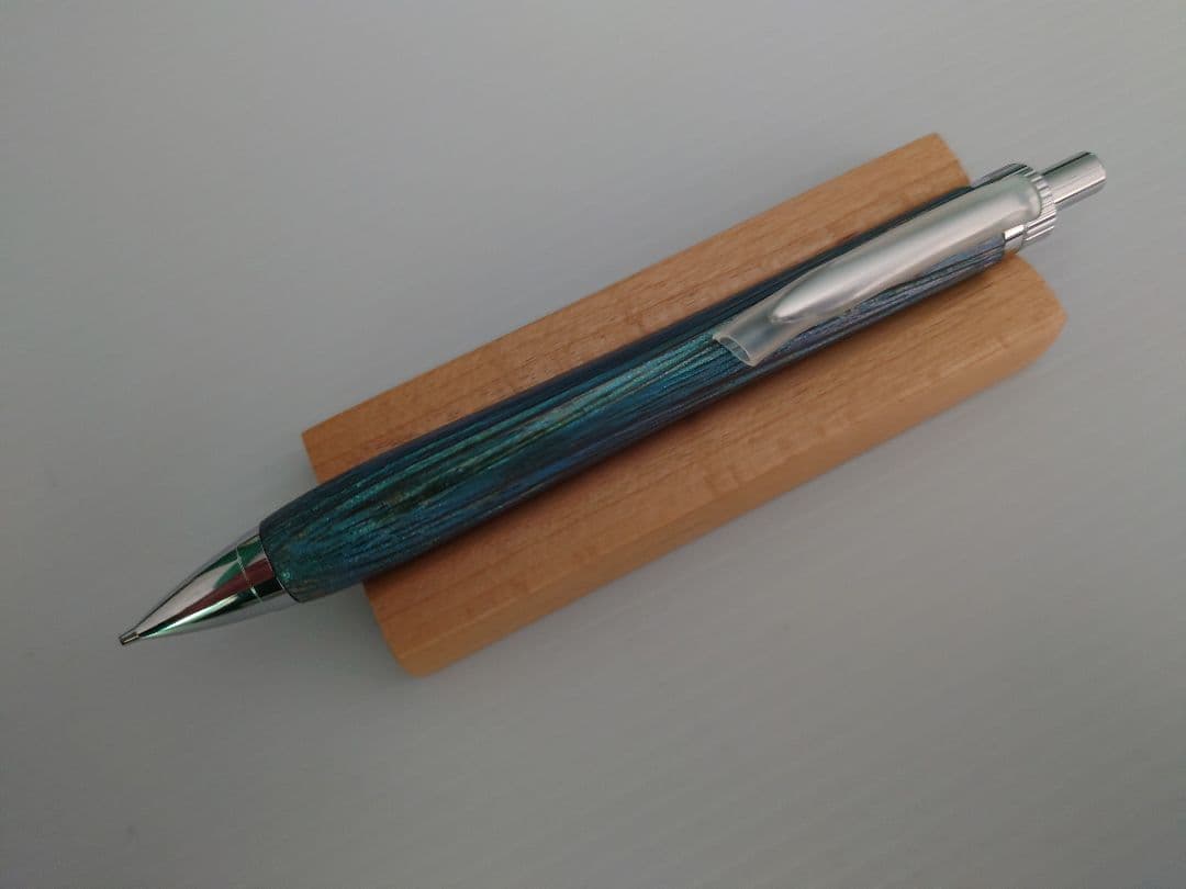 杉　シャープペンシル　浮造り　新うるし　変わり漆　拭き漆　加藤金属KATO202