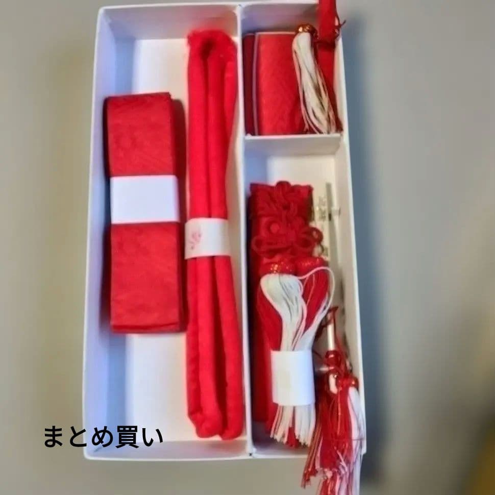 タツエもん様　筥迫セット　赤（紗綾型　ハコセコセットピンク　計10点まとめ