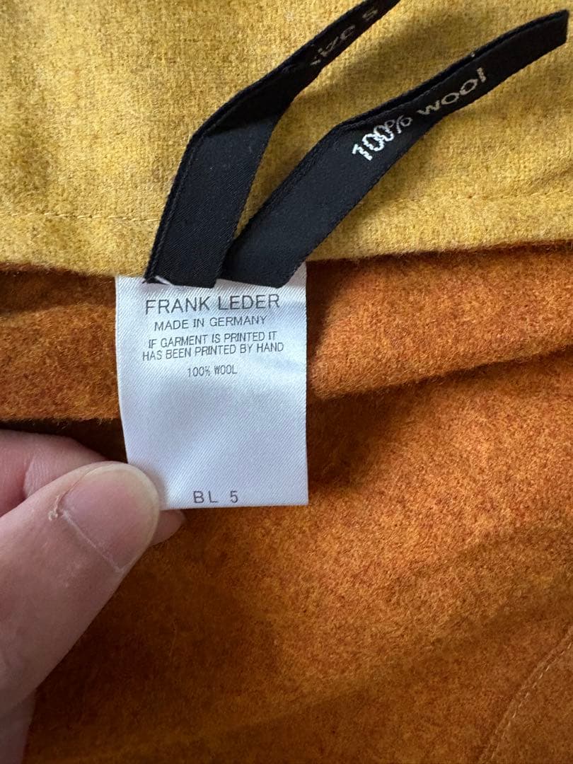 FRANK LEDER 切替シャツジャケット