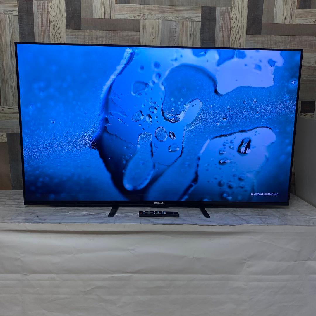 即日受渡❣️送料込2年前購入DMM55型4K液晶モニター YouTubeネトフリ可