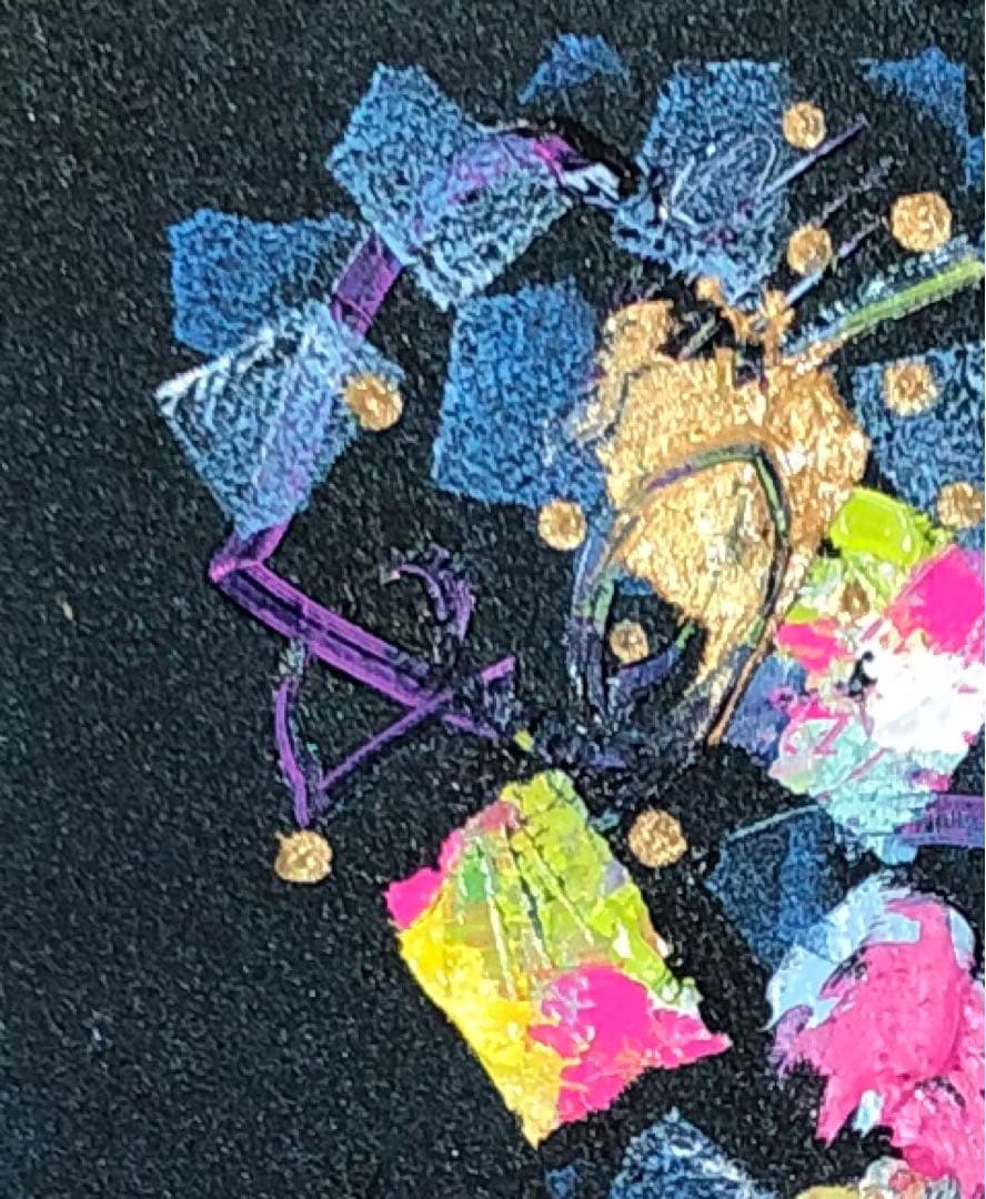 【室生】絵画　油絵　原画　抽象画　現代アート　モダン　インテリア　SM