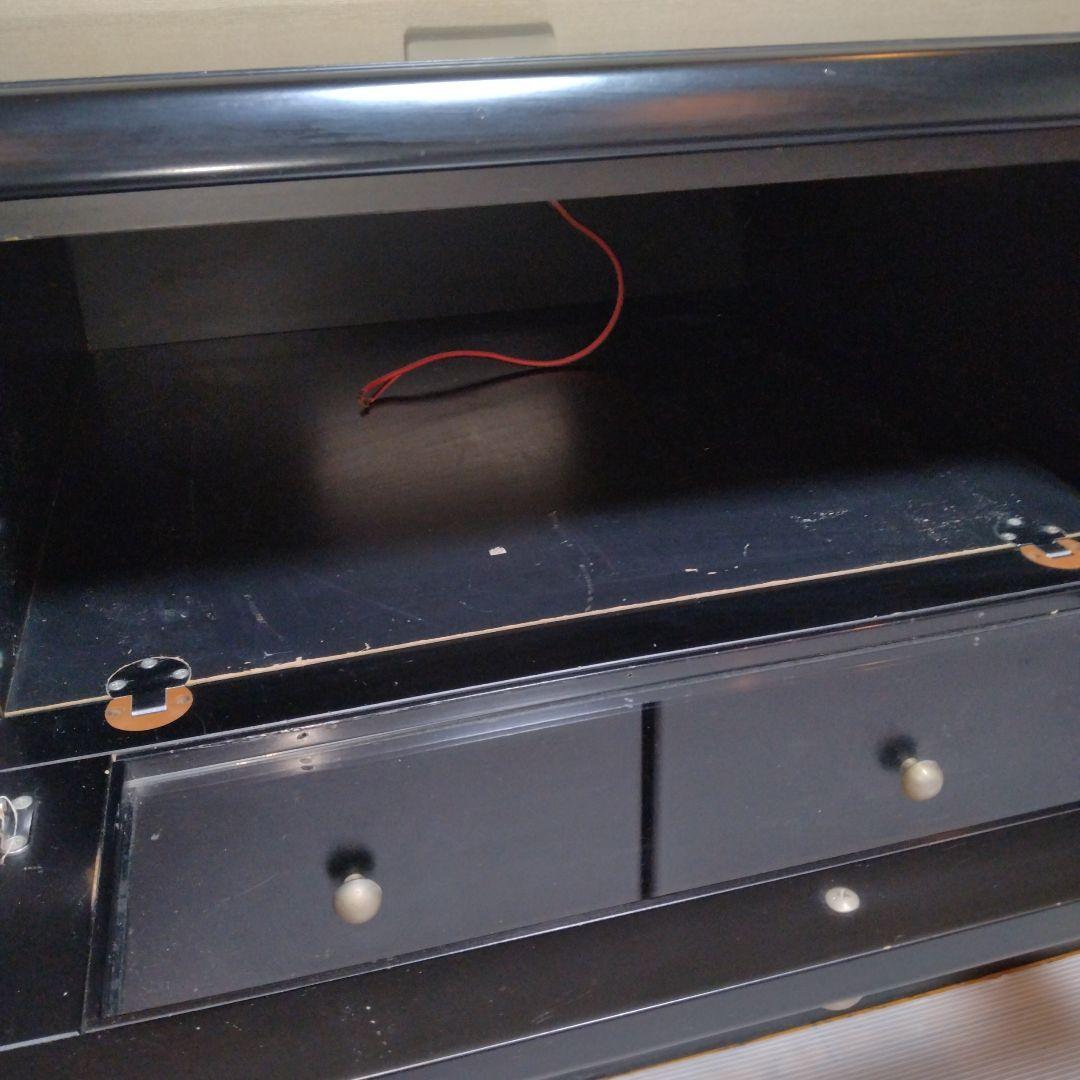 maruni マルニ　黒 木製 テレビボード 約幅150cm