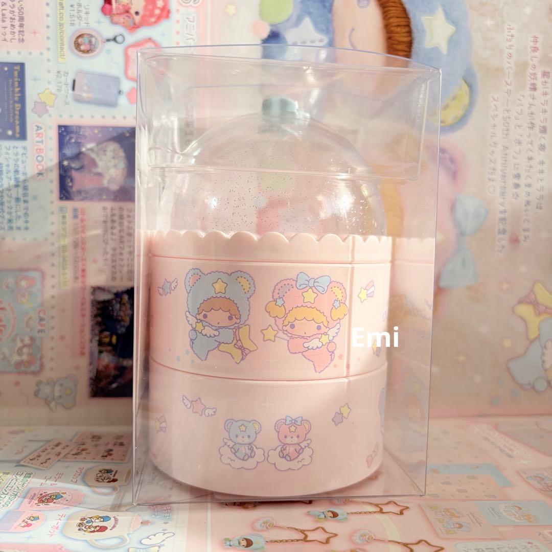 新品　サンリオ　キキララ 星空のエンジェルデザインシリーズ　小物入れ