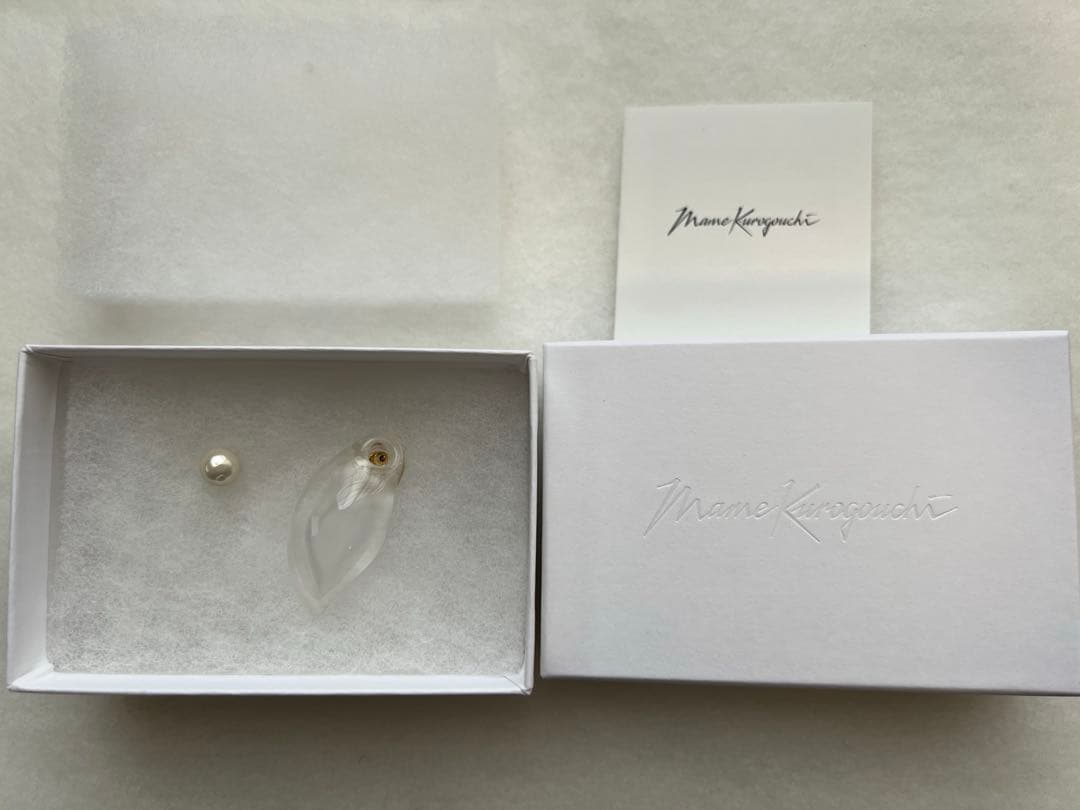 【最終価格】新品未使用品Organic motif Glass Earrings