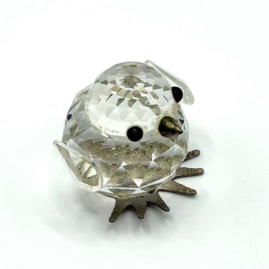 希少　スワロフスキー　クリスタル　スズメの置物