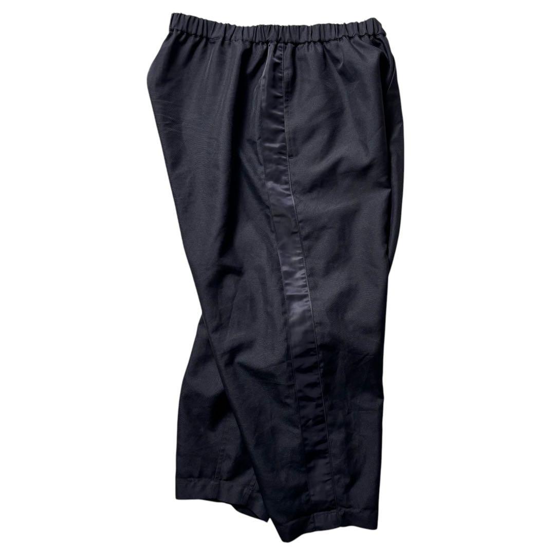 【XXL】ブラック コムデギャルソン サルエルパンツ サイドライン