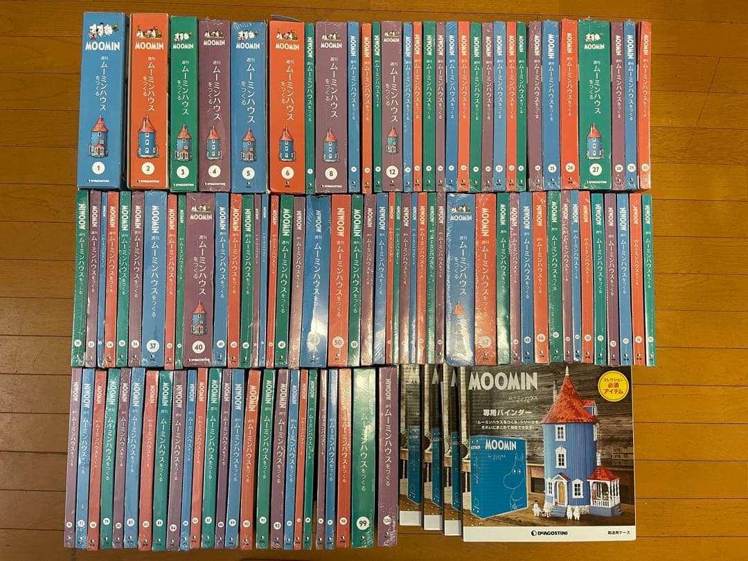 ムーミンハウスをつくる 新品未使用1巻～100巻 DeAGOSTINI