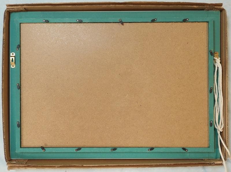 【値下げ】油絵　美人像　鶴田一郎　M10号　笠美人　額付き　手描き　肉筆