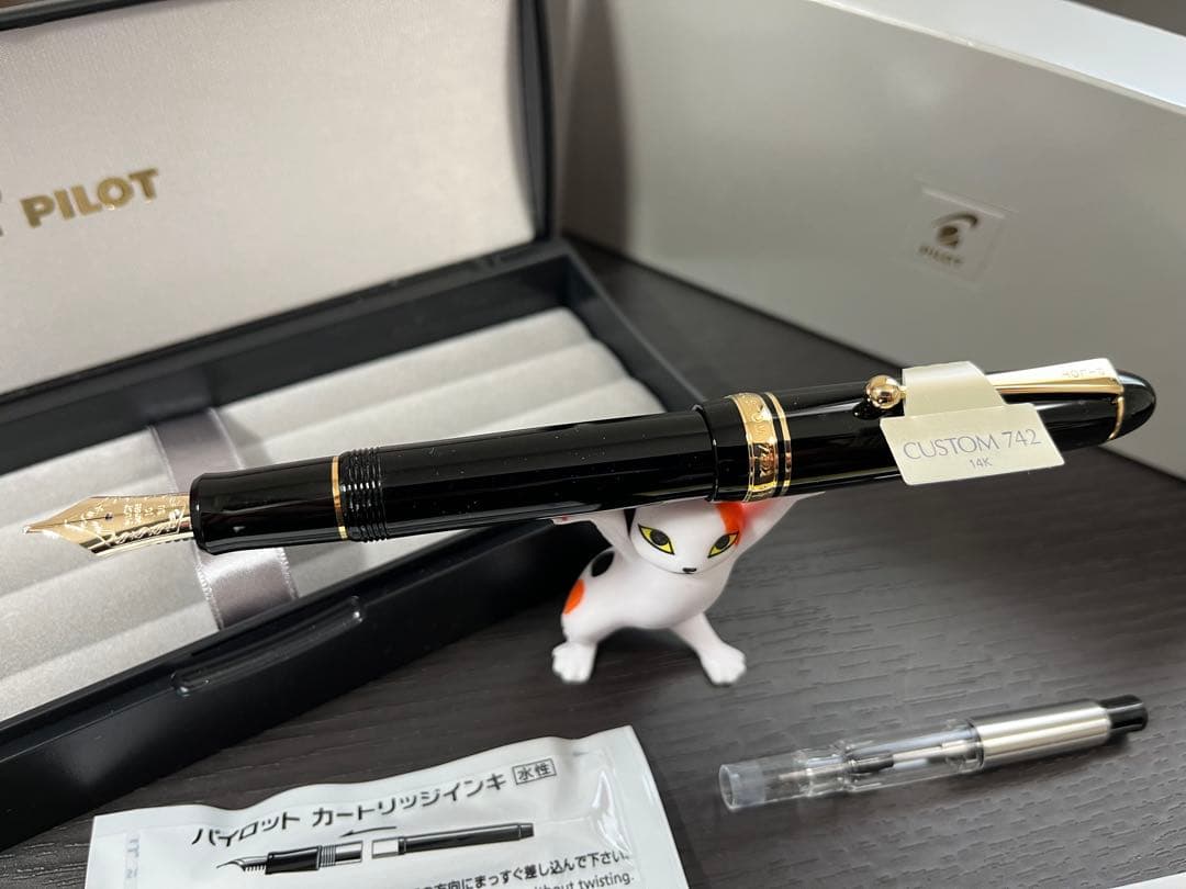 パイロット カスタム742 万年筆 14K スタブ