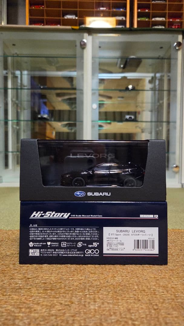 1/43 スバル ディーラー特注 レヴォーグ Sti ハイストーリー