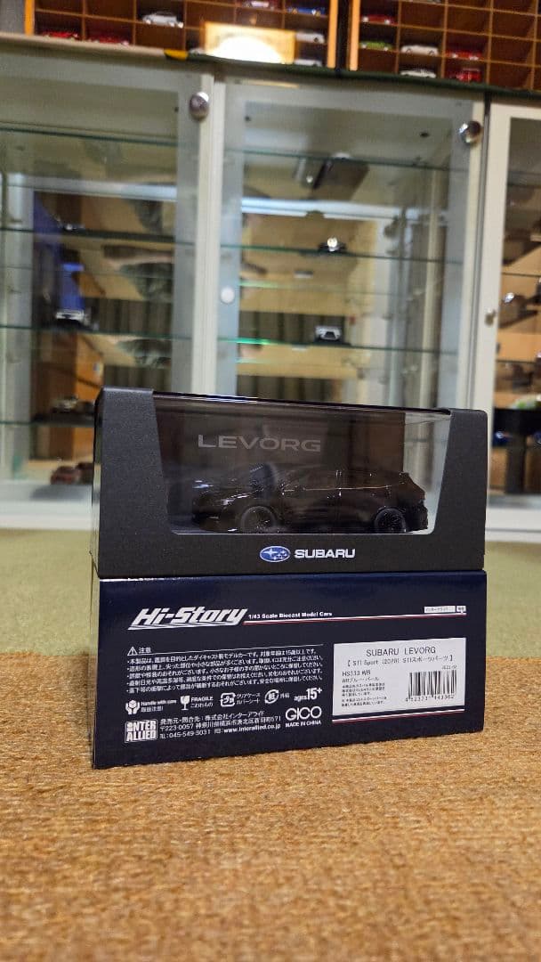 1/43 スバル ディーラー特注 レヴォーグ Sti ハイストーリー