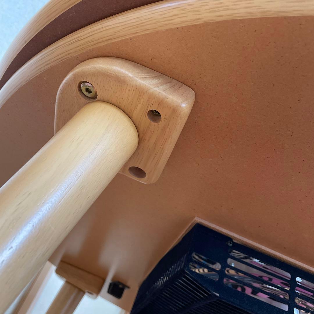 nimu*　ニトリ　こたつ　円形　85cm 木目