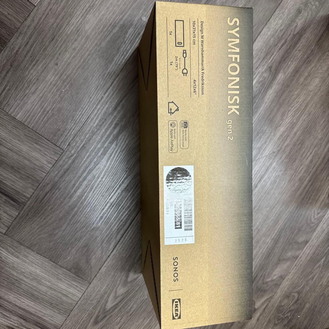 開封新品未使用SYMFONISKシンフォニスク ブックシェルフWiFiスピーカー