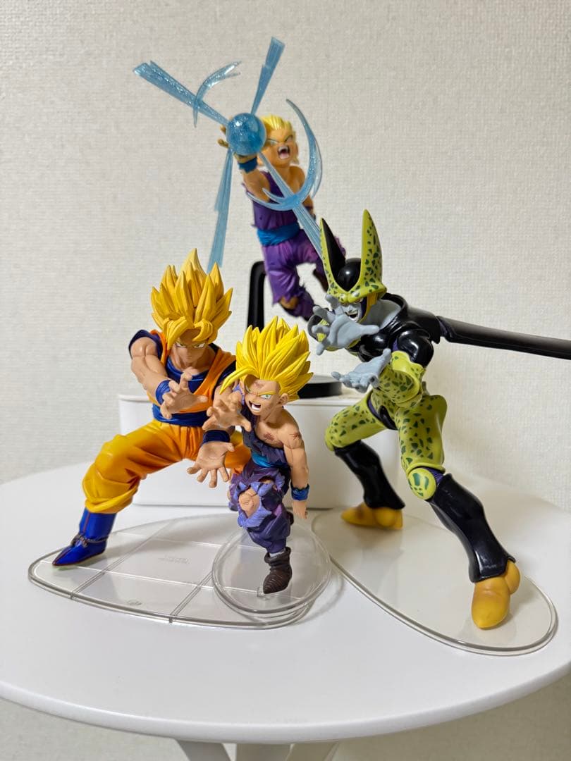ドラゴンボール　フィギュア　悟空　悟飯　セル　4体セット