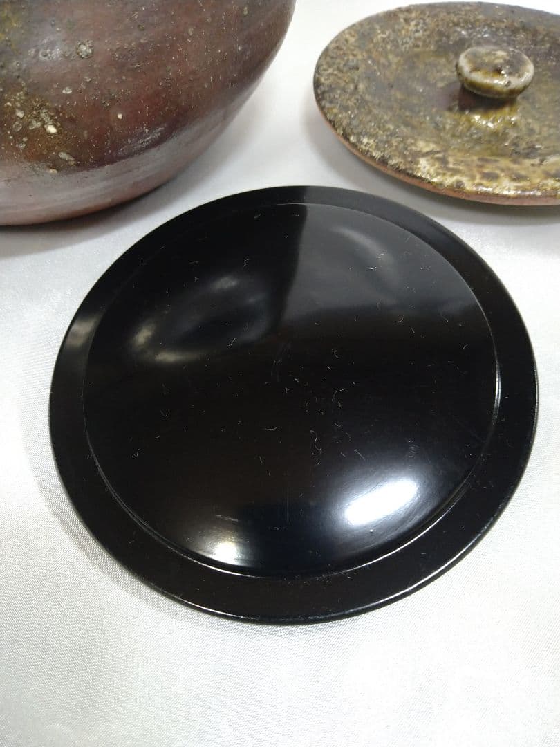 市野省三 丹波立杭焼 水指 水差 茶道具 美品