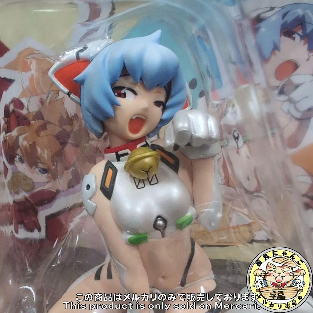 【未開封品】 エヴァ エアロキャット ぽよよん・ろっく アスカ　綾波レイ　②