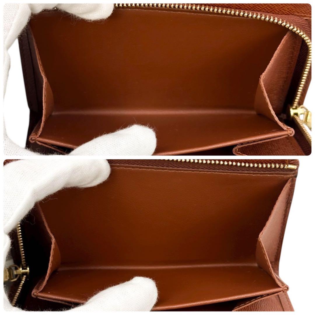 極美品 ルイヴィトン モノグラム トレゾール 二つ折り財布 小銭入れ カード