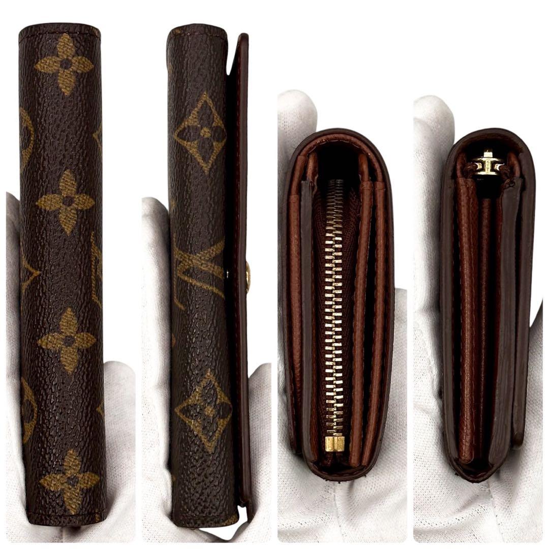 極美品 ルイヴィトン モノグラム トレゾール 二つ折り財布 小銭入れ カード