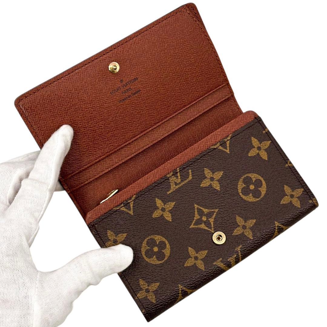 極美品 ルイヴィトン モノグラム トレゾール 二つ折り財布 小銭入れ カード