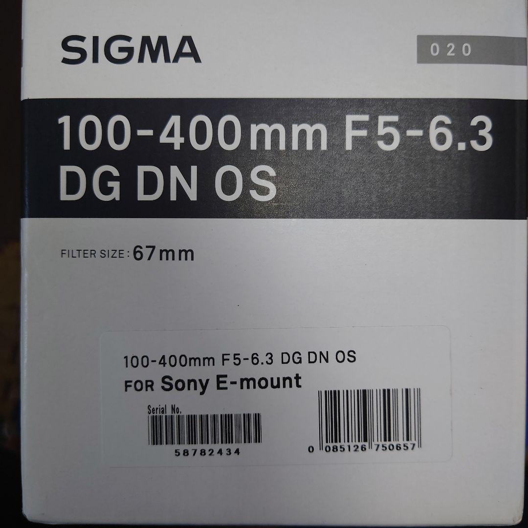 SIGMA 100-400mm F5-6.3 DG DN OS メーカー保証あり