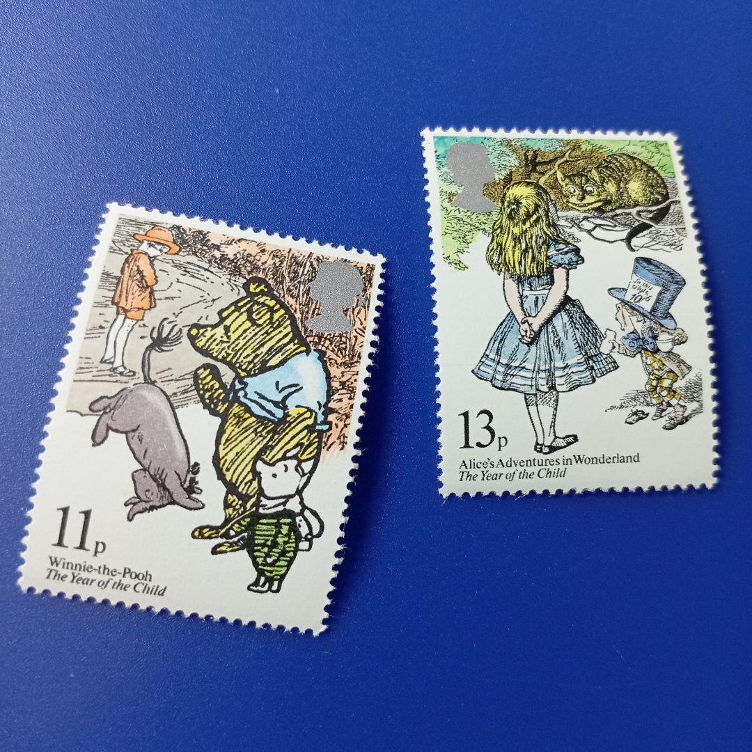取置8785 外国切手 イギリス 1979年 子供の年 児童文学作品 童話 4V