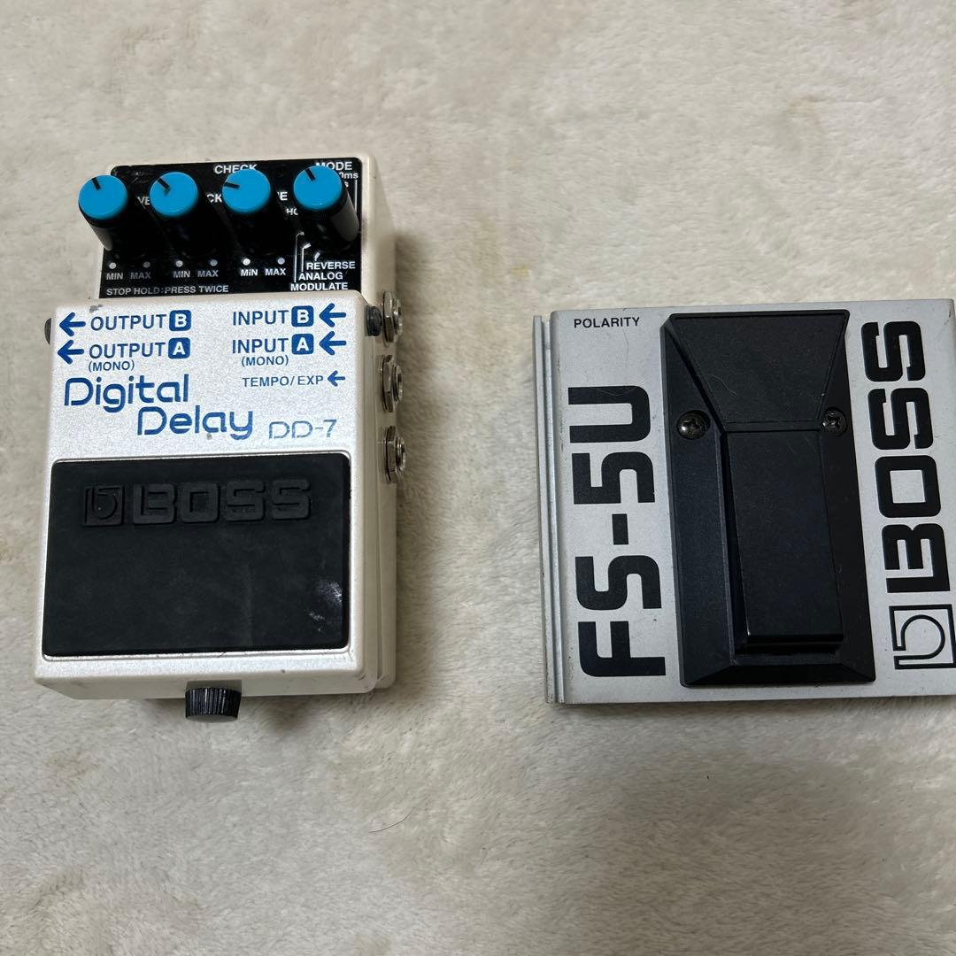 BOSS DD-7 デジタルディレイ + FS-5U