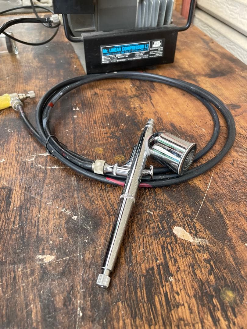 エアブラシ　コンプレッサーなどセット