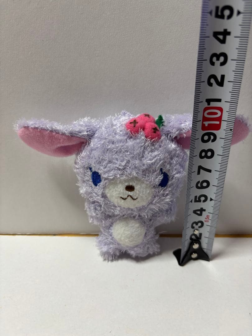 サンリオ　シュガーバニーズ　ブルーベリーうさ　ぬいぐるみ　マスコット