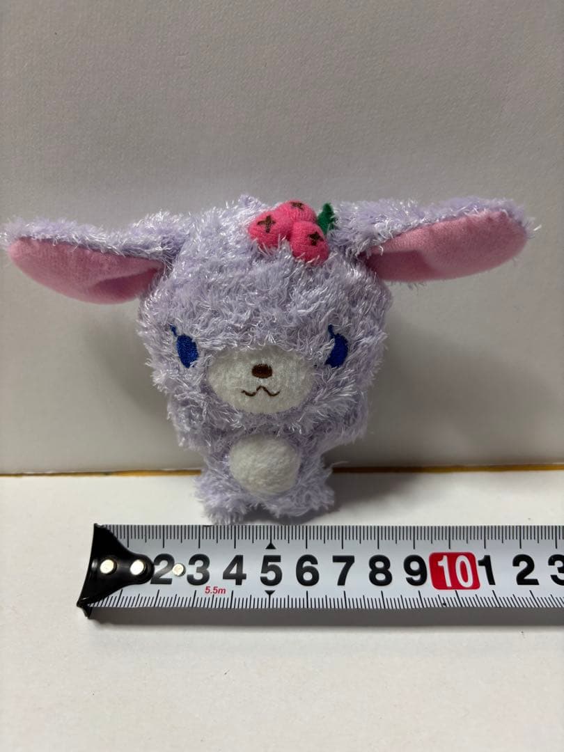 サンリオ　シュガーバニーズ　ブルーベリーうさ　ぬいぐるみ　マスコット