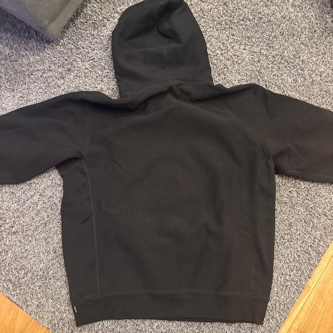 Supreme ブラック パーカー フード付き