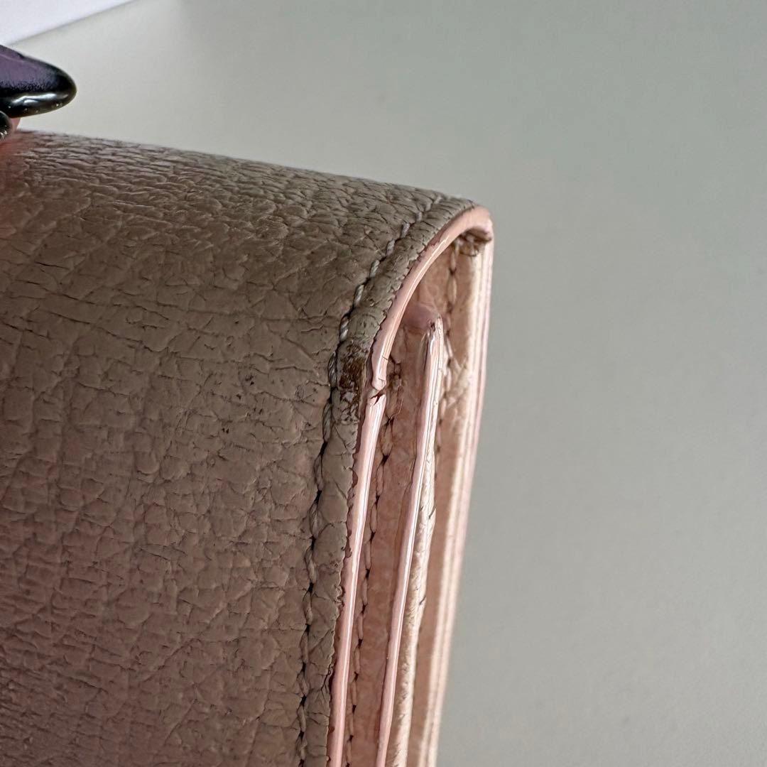 Vivienne Westwood 三つ折り財布 ピンク ファスナー