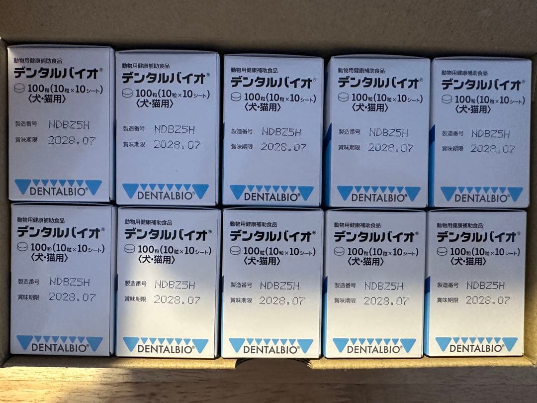 DENTALBIO デンタルバイオ 100枚入り×10箱