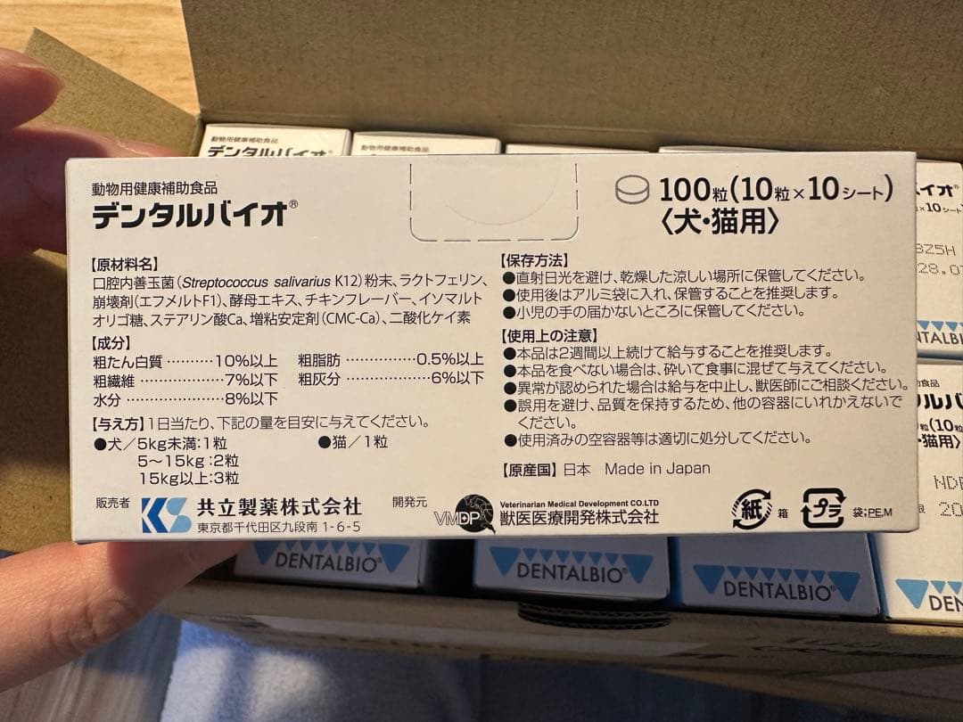 DENTALBIO デンタルバイオ 100枚入り×10箱