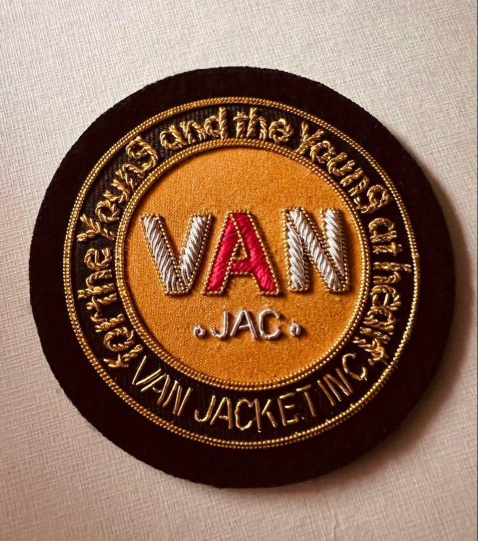 値引VAN JACKET ブレザーエンブレム人気の丸VAN大変貴重！