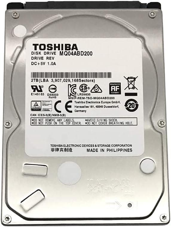 TOSHIBA 2TB HDD 新品