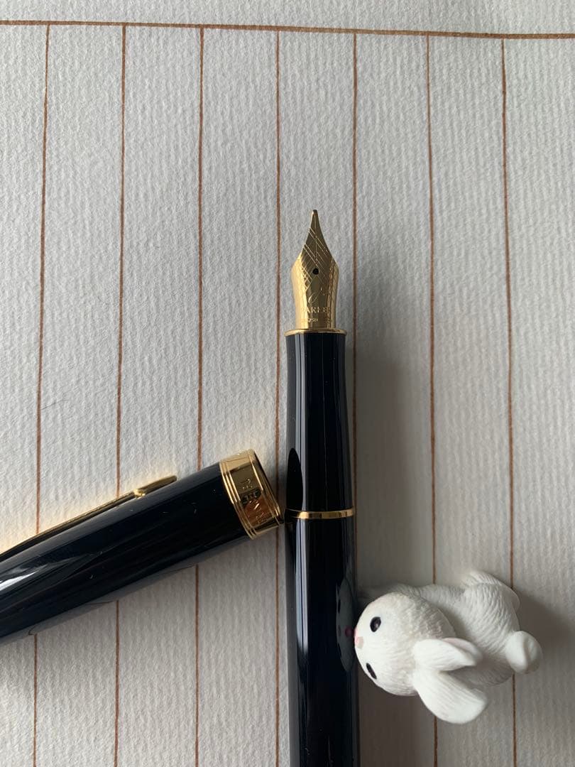 パーカー SONNET万年筆 ほぼ未使用 箱・レザーペンケース付き