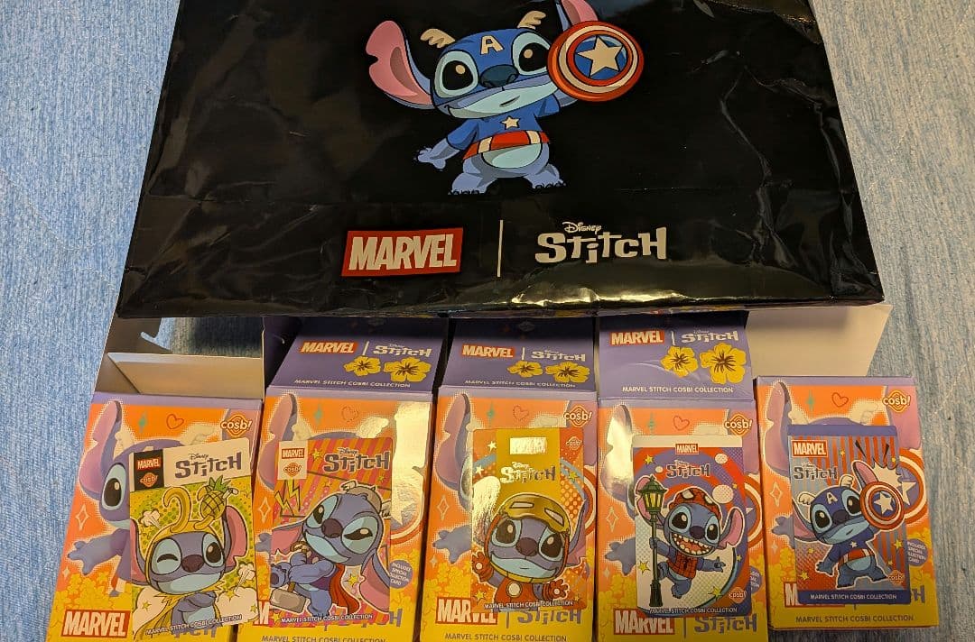 HotToys marvel スティッチ 5種セット　スパイダーマンアイアンマン