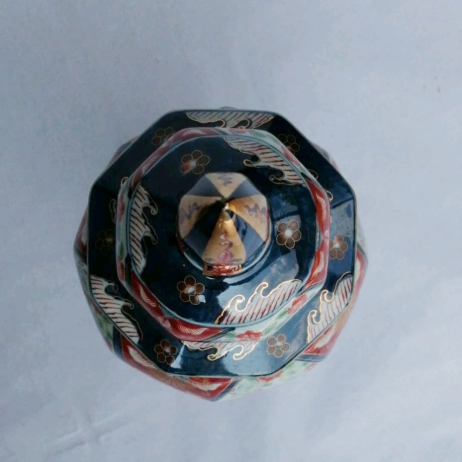 金彩　古伊万里　ポット