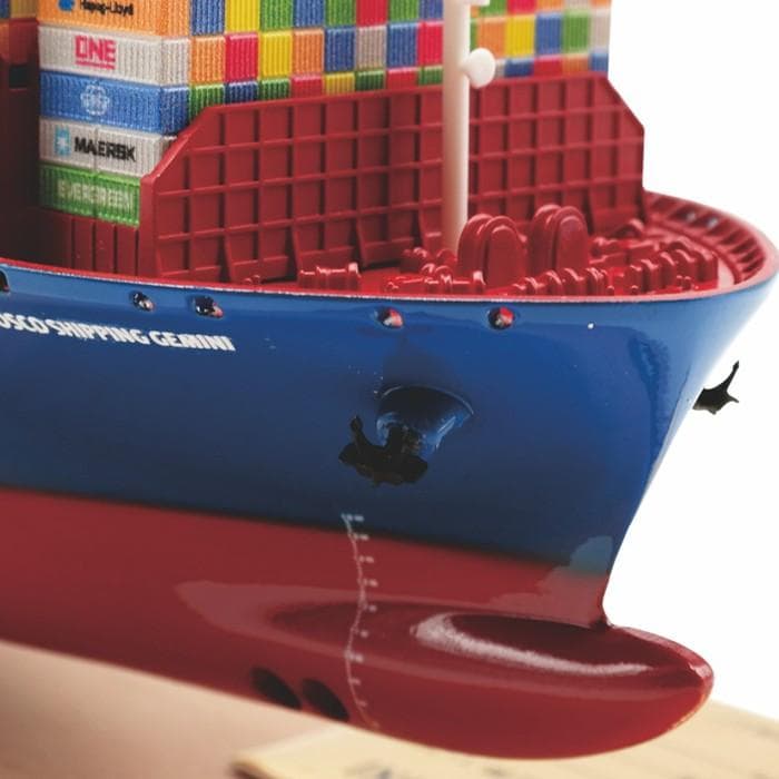 45cm 海上コンテナ船 CMA CGM 完成品 模型 船舶鑑賞用